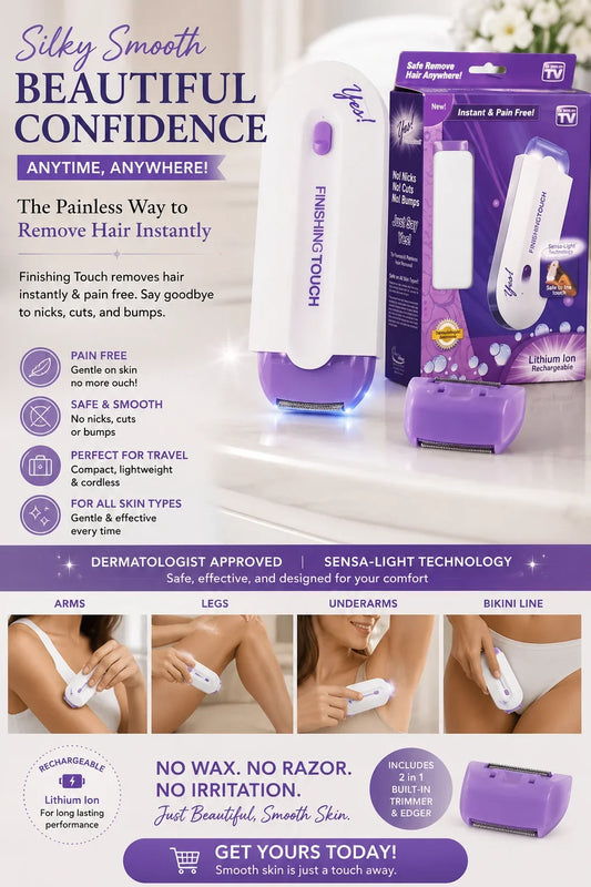 2 in 1 Finishing Touch Yes Hair Trimmer