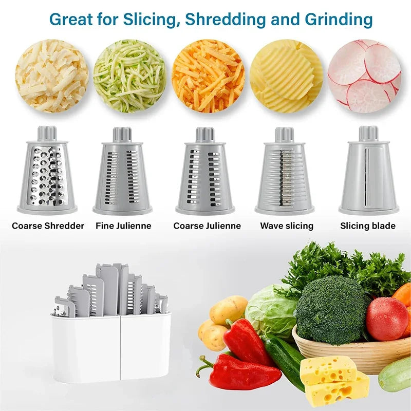 3 IN 1 Round Vegetable Chopper