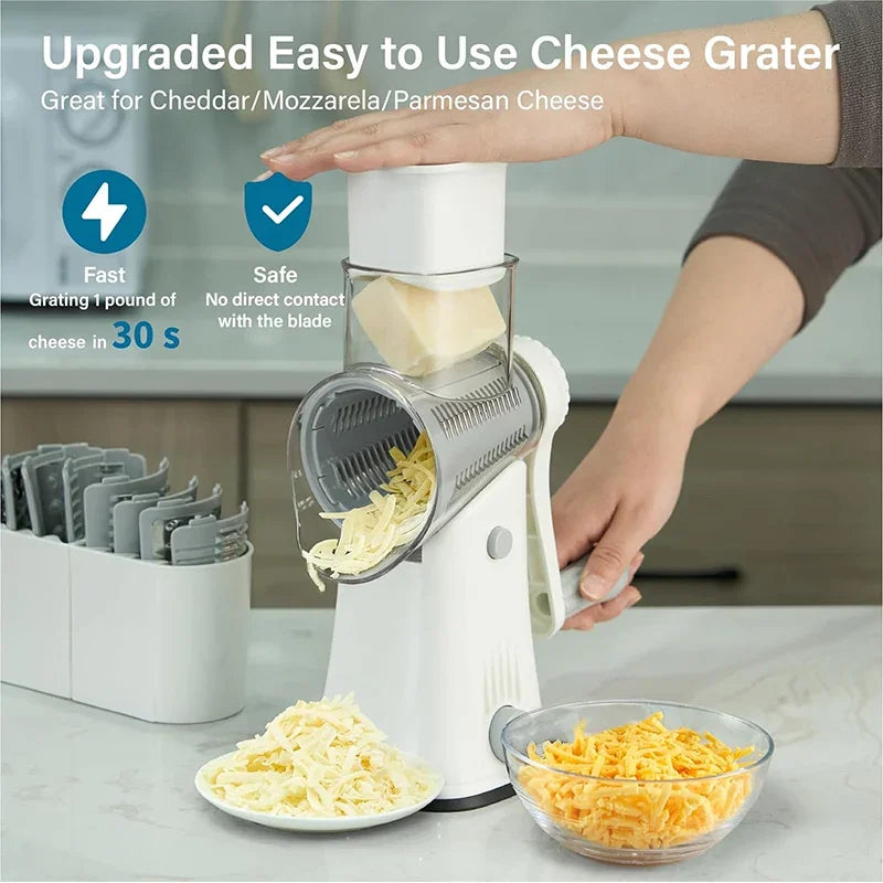 3 IN 1 Round Vegetable Chopper