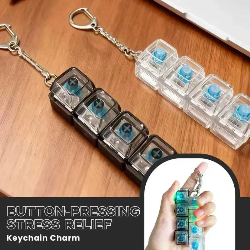 Stress Relief Keyboard Keychain